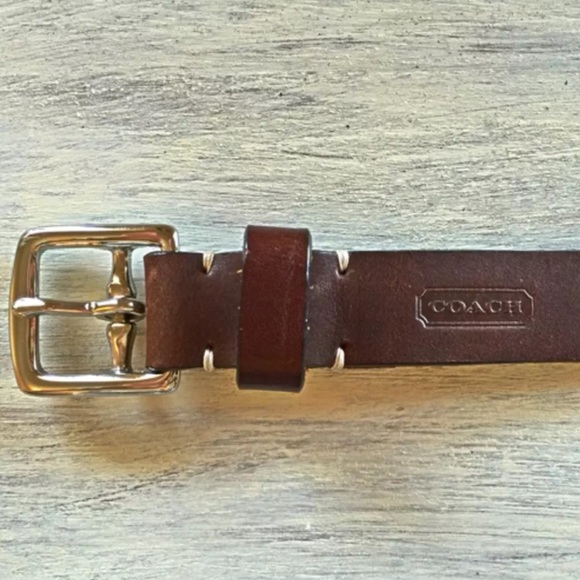 Coach leather belt - Picture 2 of 4